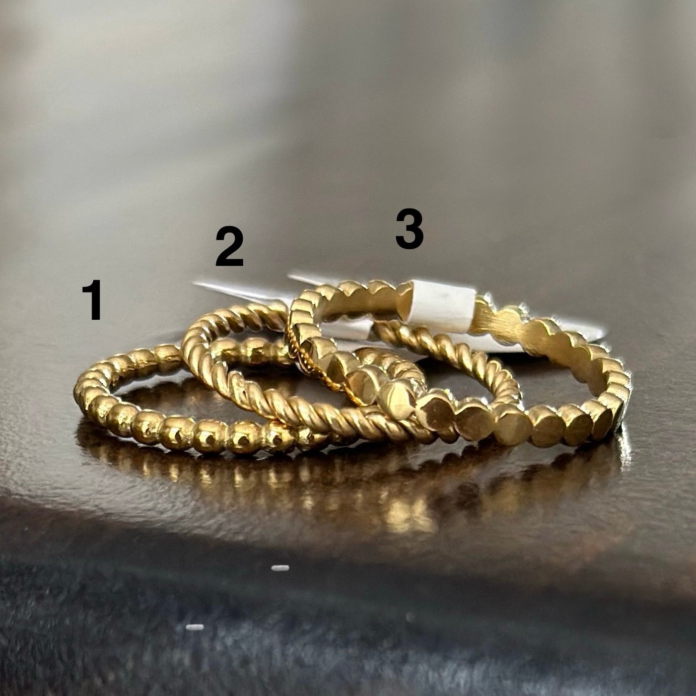 Flat Circle Stacking Ring