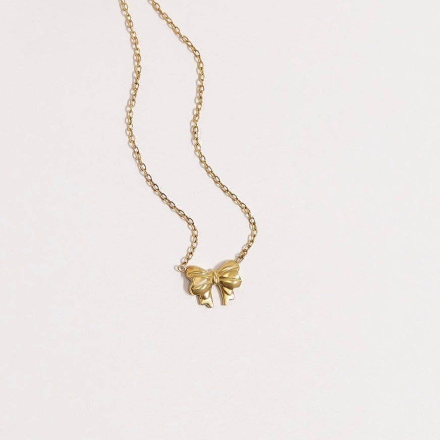 Bow Necklace