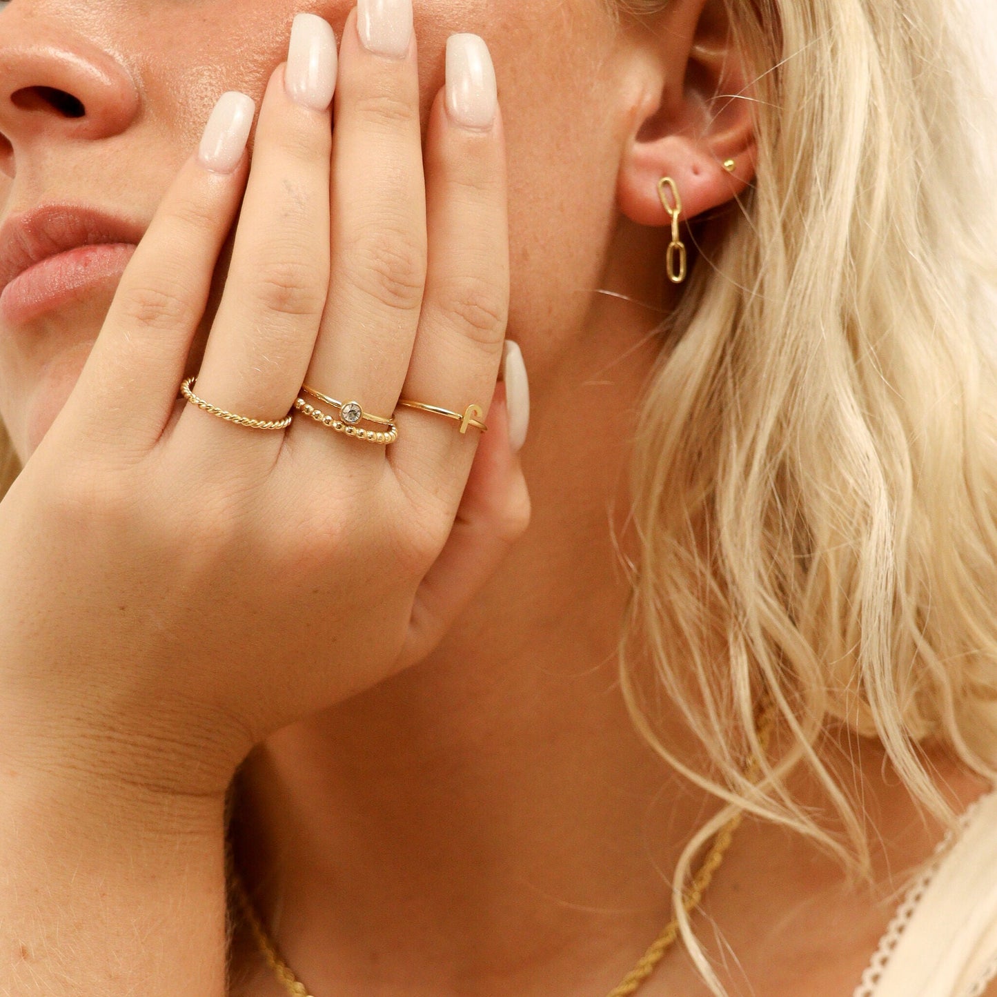 Twisted Stacking Ring
