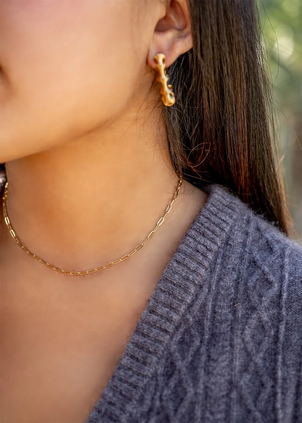 Mini Paperclip Necklace