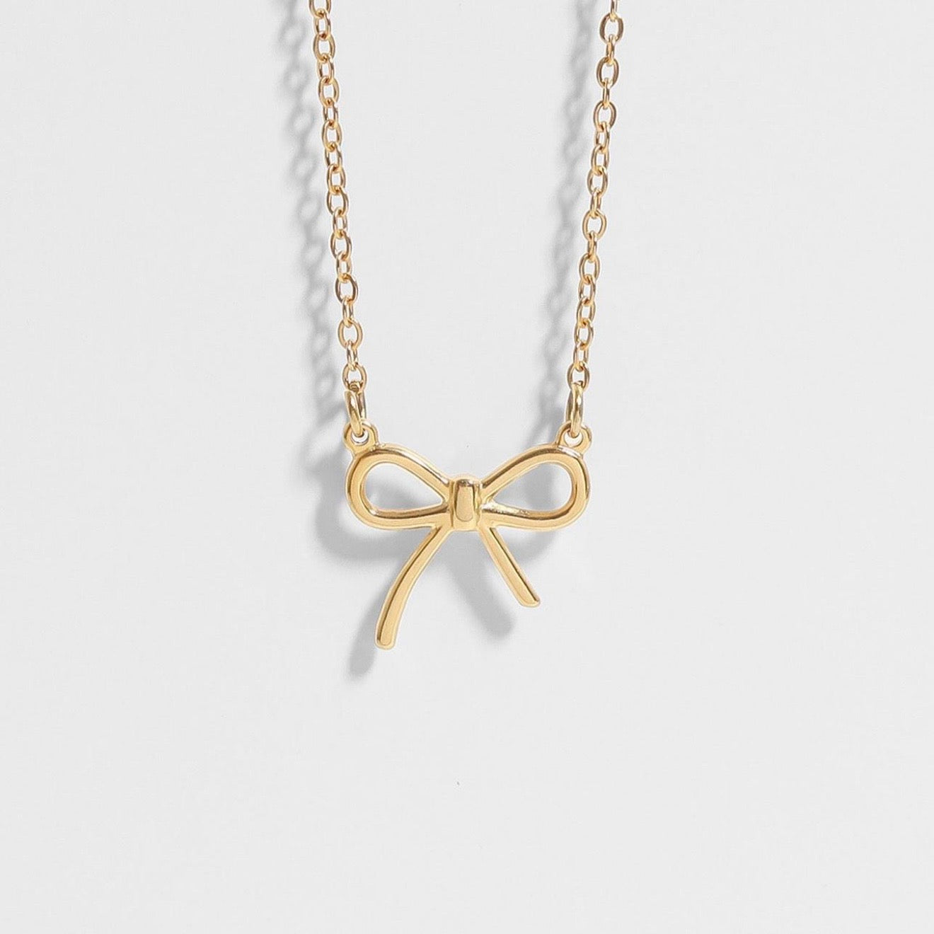 Simple Bow Necklace