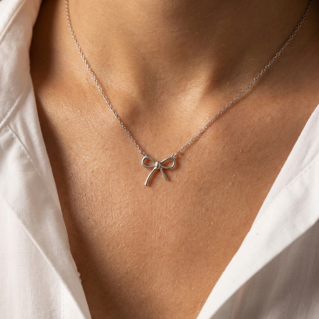 Simple Bow Necklace