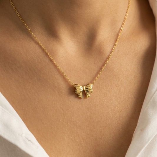 Bow Necklace
