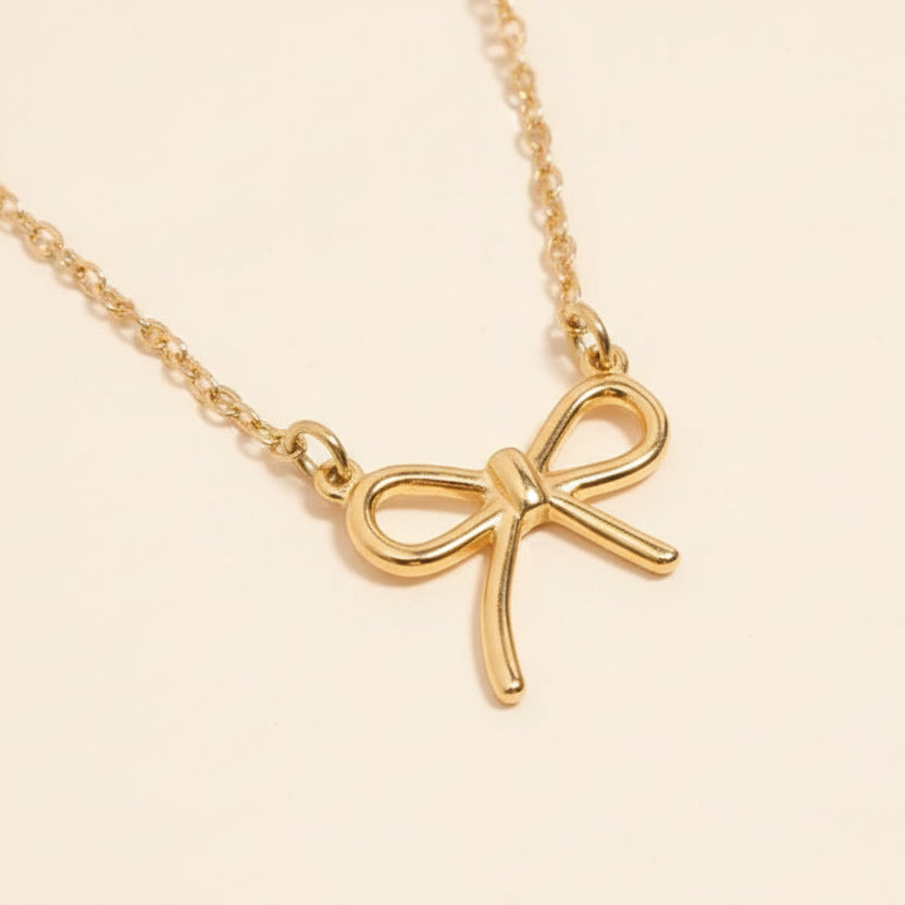 Simple Bow Necklace
