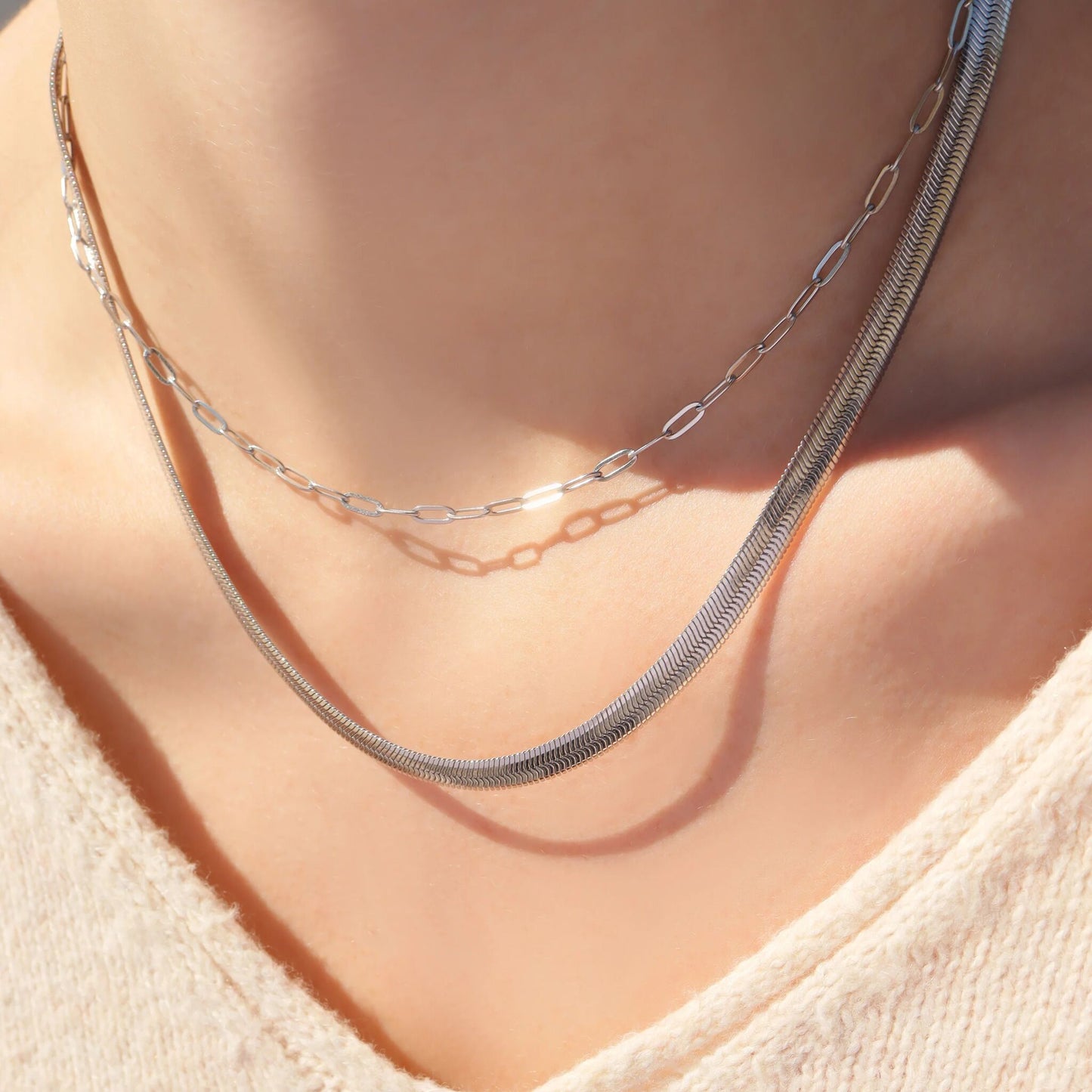 Mini Paperclip Necklace