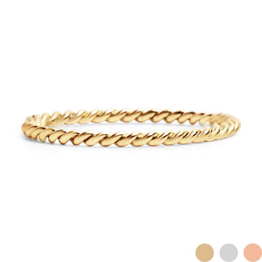 Twisted Stacking Ring