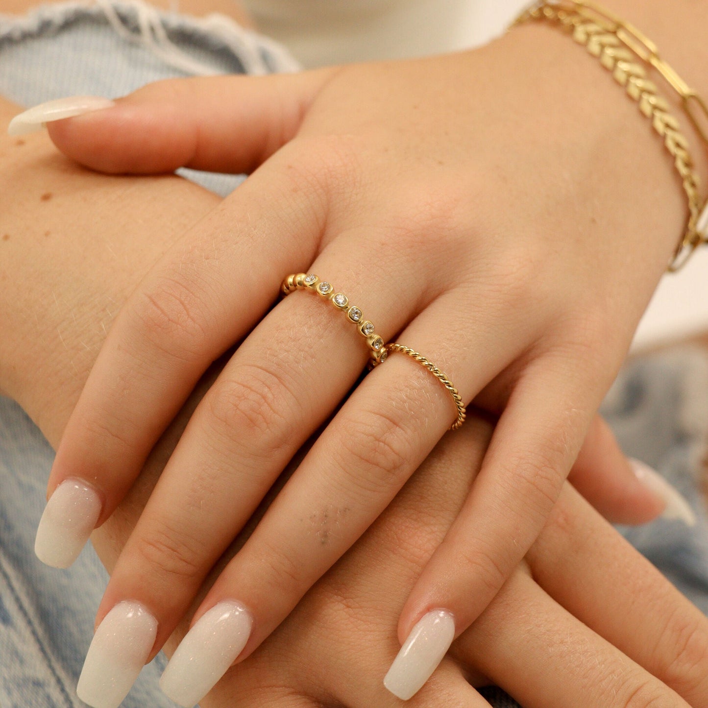 Twisted Stacking Ring