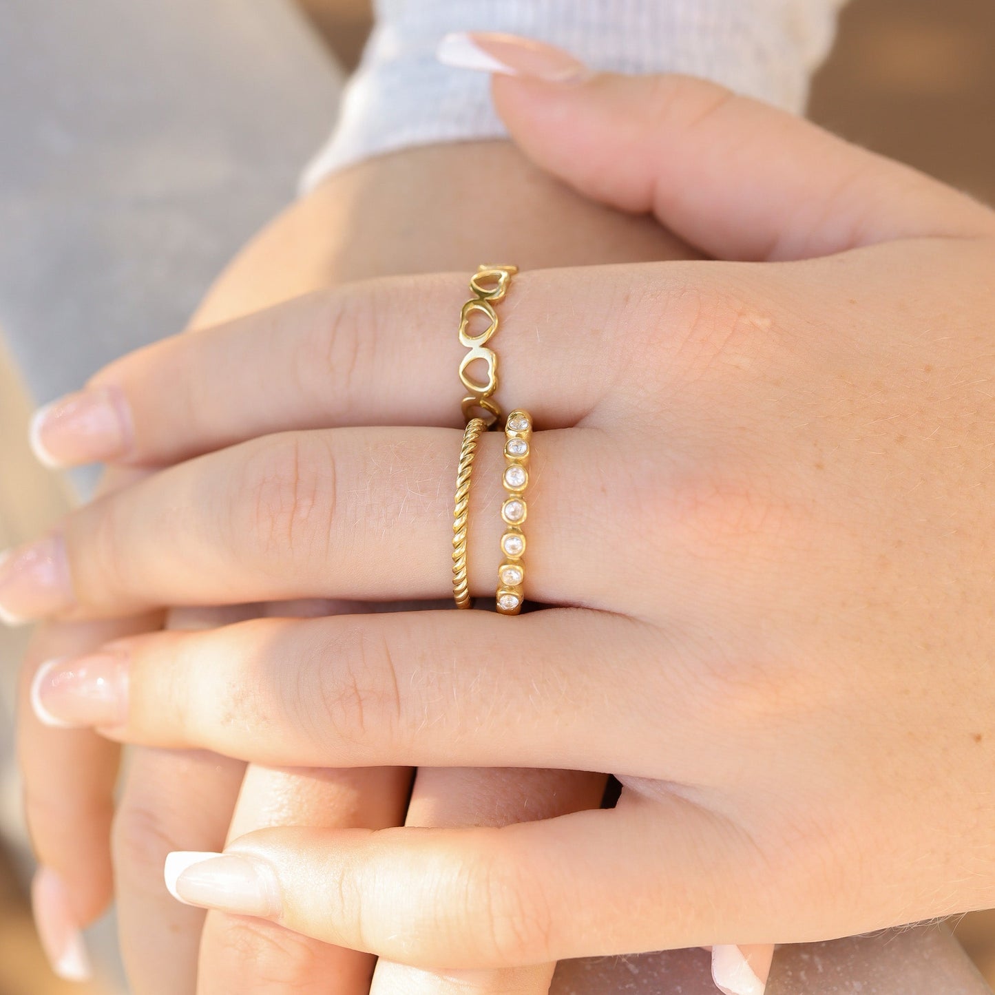 Twisted Stacking Ring