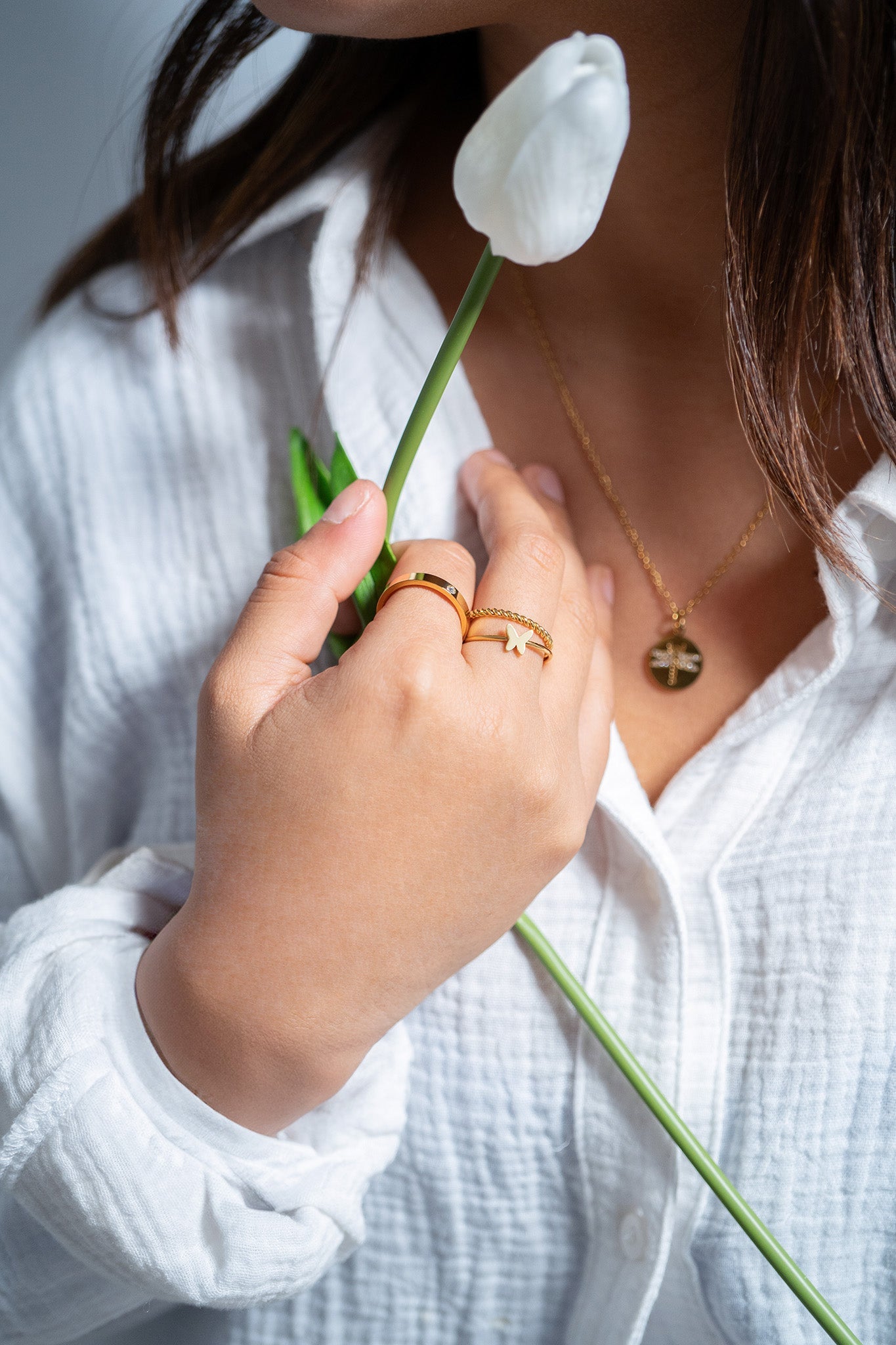 Beaded Stacking Ring