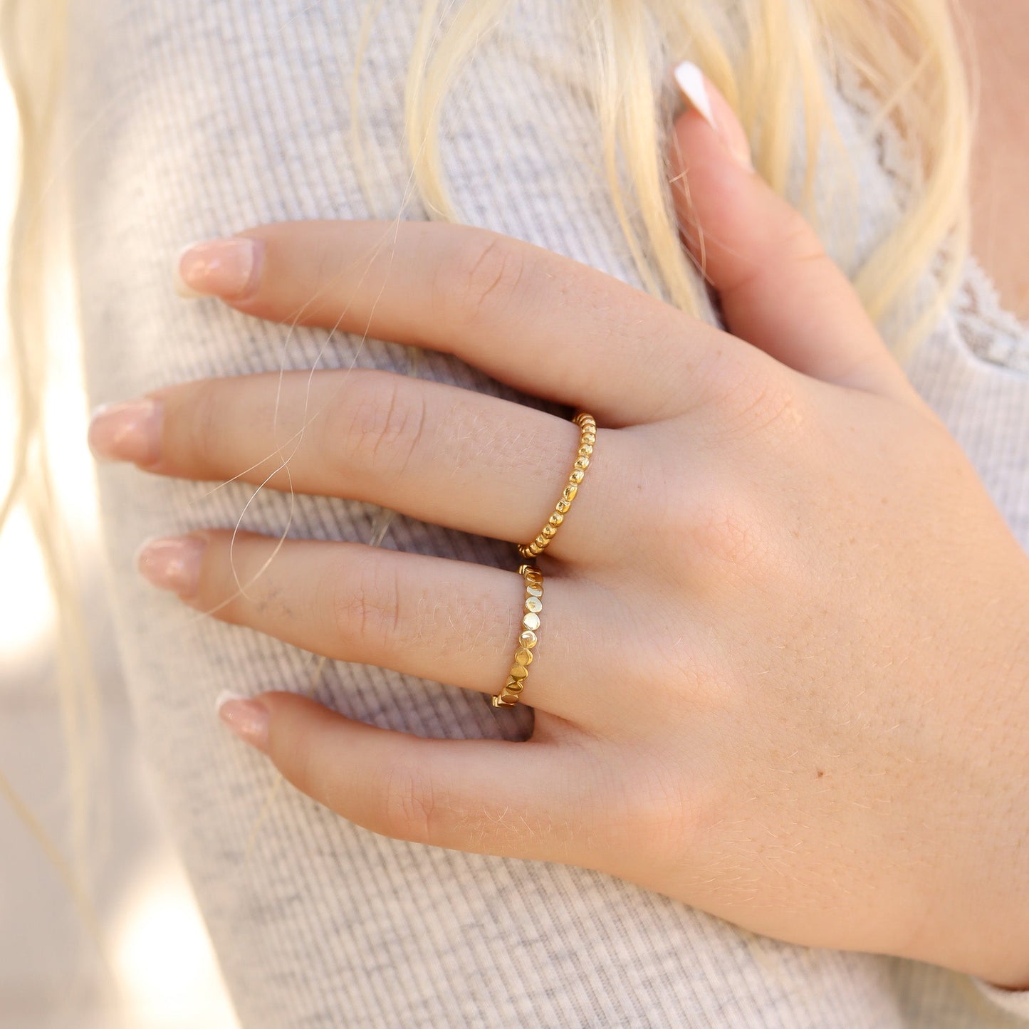 Flat Circle Stacking Ring