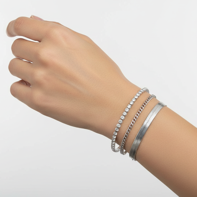 Tennis Bracelet Stack